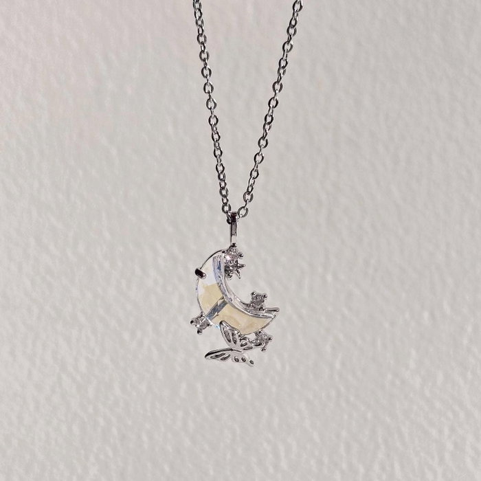 Heliophilia Silver Collar Fairyless en Plata con Piedra Opaca Heliophilia Silver Collar Fairyless en Plata con Piedra Opaca